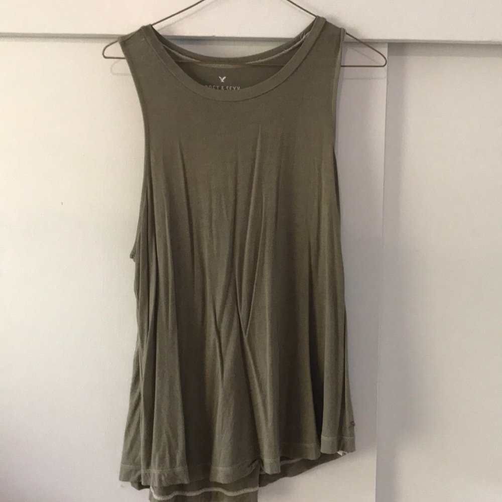 High Neck American Eagle Tank